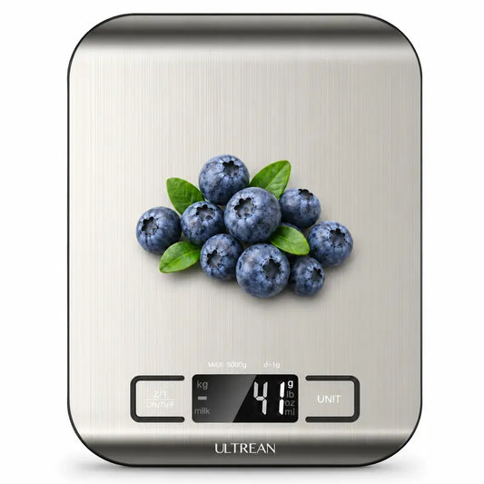 Ultra-Precision Digital Kitchen Food Scale - 1g High Accuracy & Easy Clean Stainless Steel