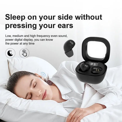 Ultra-Mini Invisible Sleep Earbuds — Zero Pressure for Side Sleepers & Instant Noise Blocking