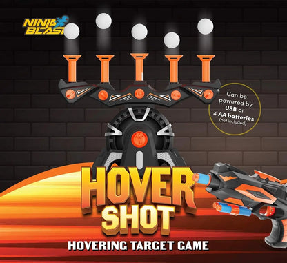 Floating Ball Shooting Target Set with Foam Blaster & Adjustable Airflow