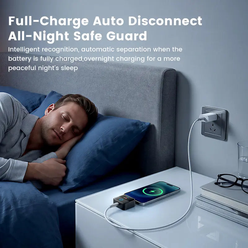 140W Auto Pop-Out Fast Charging Adapter for Safe Power