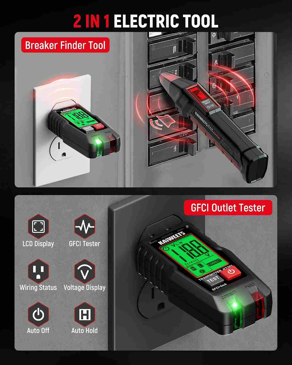 Locate Correct Breakers Instantly with Precision Digital Circuit Finder