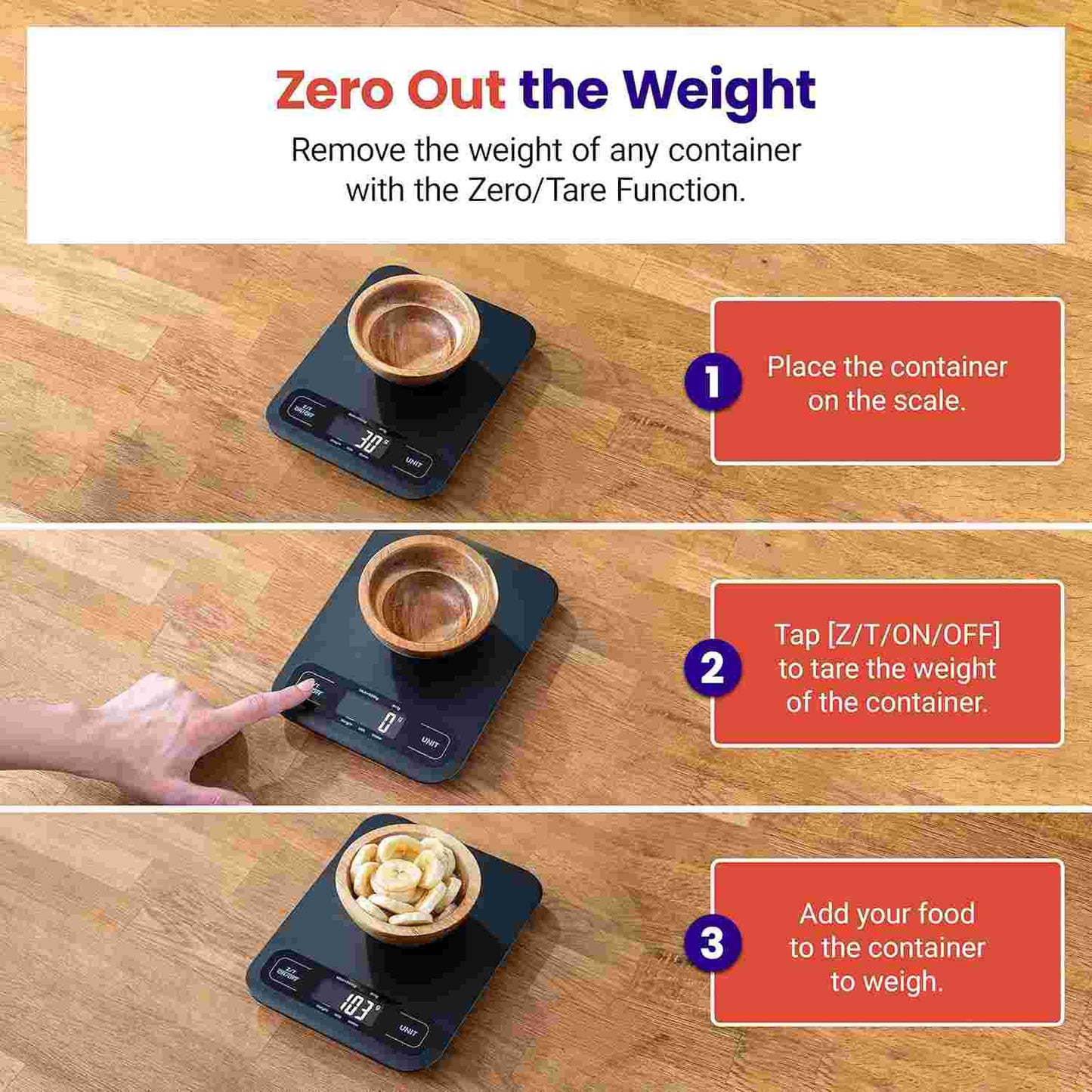 Smart Nutrition Food Scale with Real-Time App Macro Tracking
