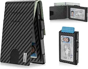 Smart Minimalist Pop-Up Wallet with RFID Blocking Protection