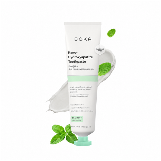 Nano-hydroxyapatite toothpaste: remineralizes enamel, relieves sensitivity, fluoride-free.