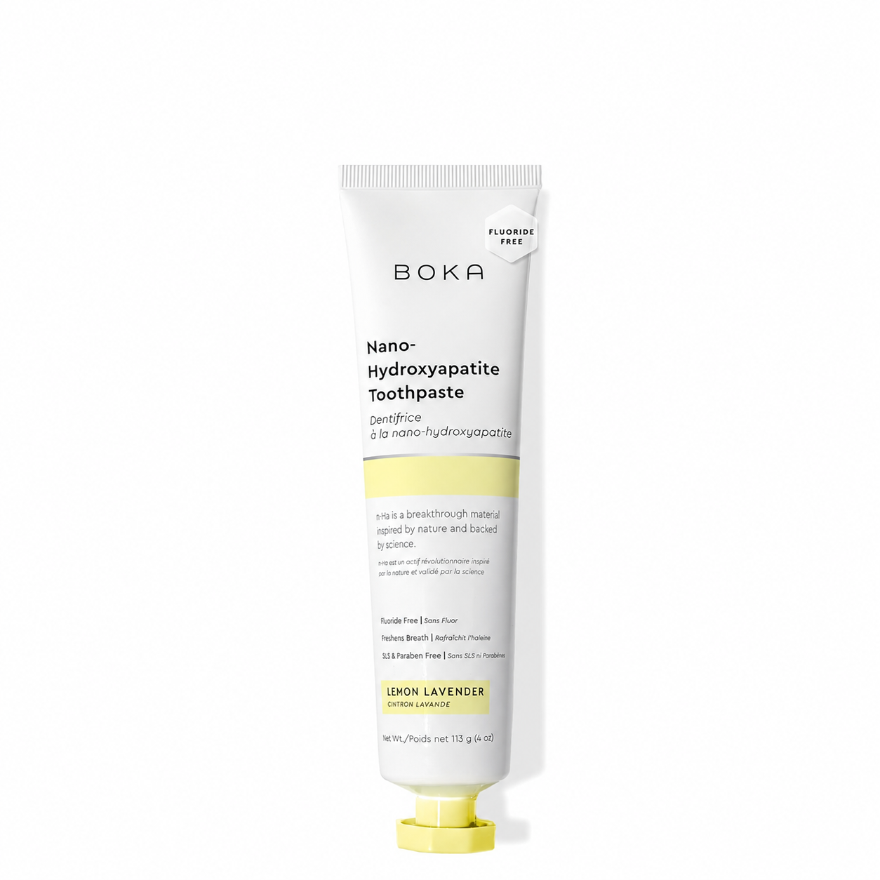 Nano-hydroxyapatite toothpaste: remineralizes enamel, relieves sensitivity, fluoride-free.