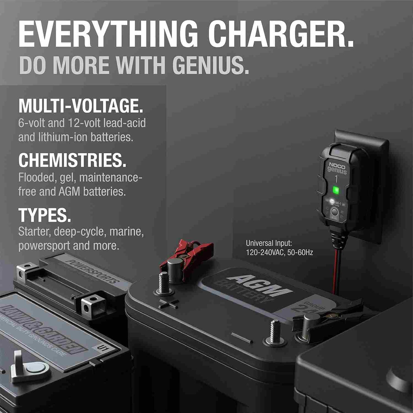 Automatic Smart Battery Charger & Desulfator Maintainer