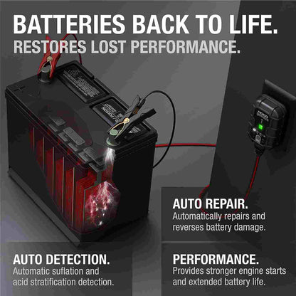 Automatic Smart Battery Charger & Desulfator Maintainer
