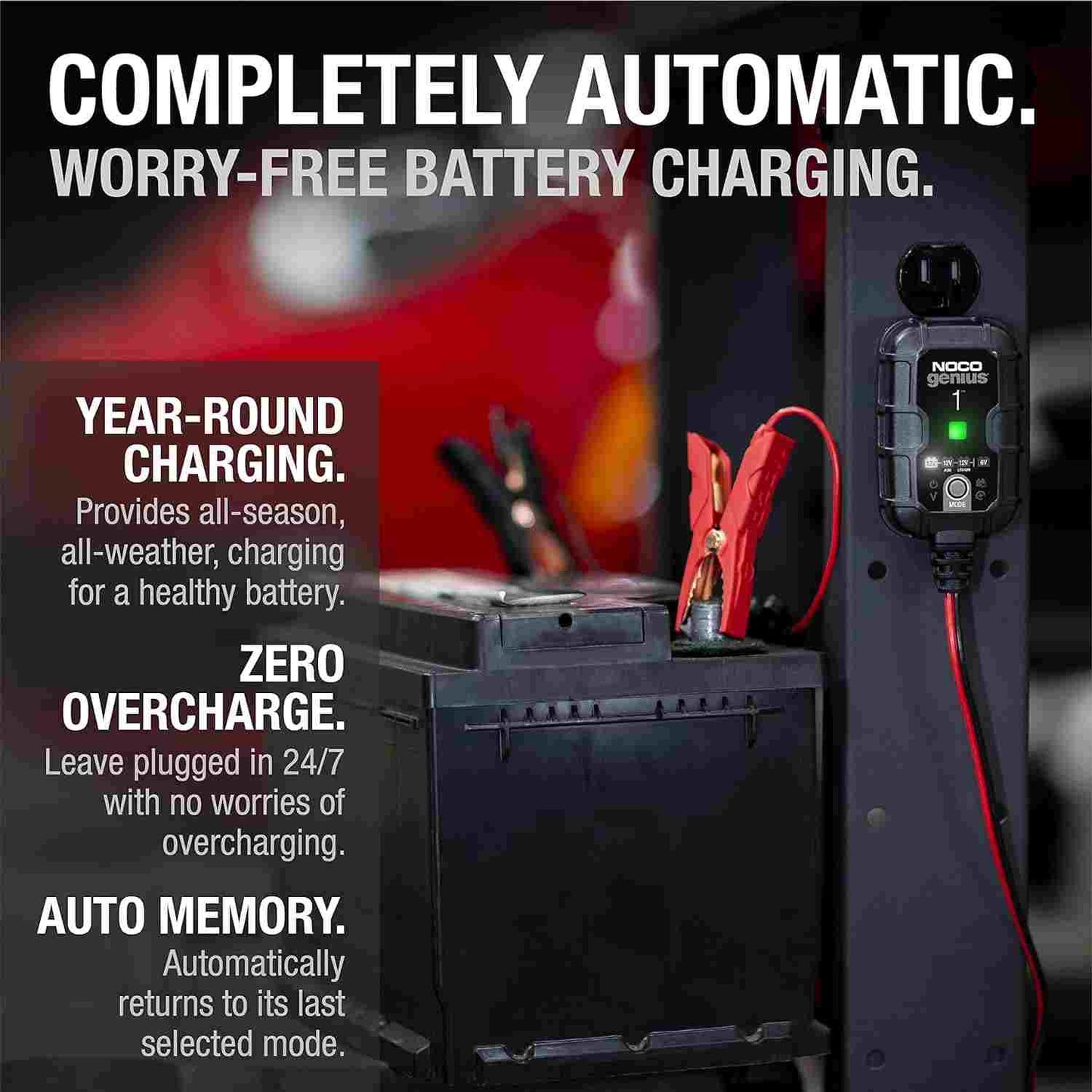 Automatic Smart Battery Charger & Desulfator Maintainer