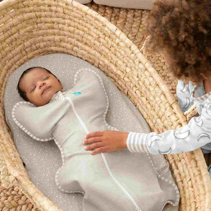 Sleep Longer & Deeper with Natural Arms-Up Swaddle Sack