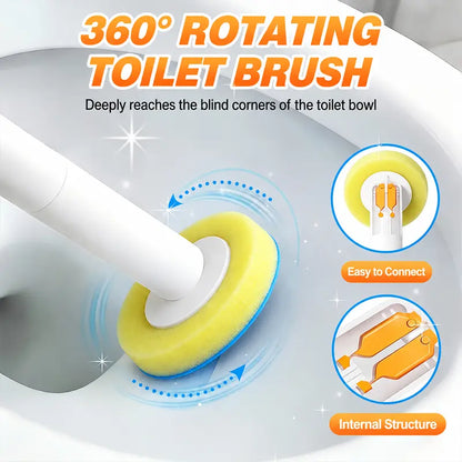 Disposable Toilet Cleaning Wand System with Pre-Loaded Refills