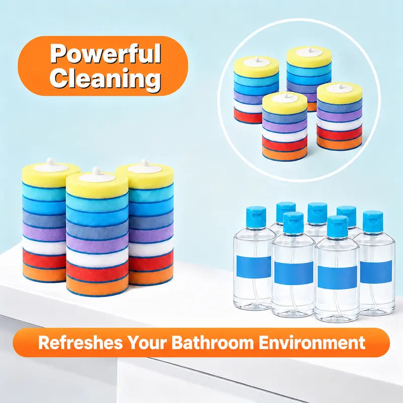 Disposable Toilet Cleaning Wand System with Pre-Loaded Refills