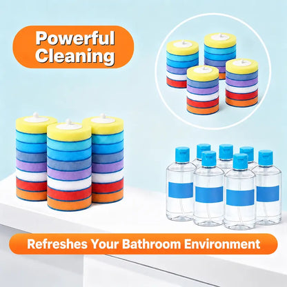 Disposable Toilet Cleaning Wand System with Pre-Loaded Refills