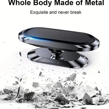 N52 Magnetic Car Phone Mount: Ultra-Strong Hold & 360° One-Hand Drive