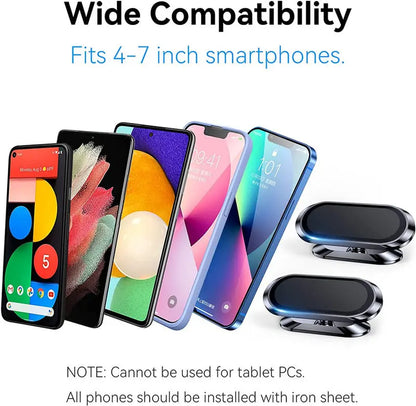 N52 Magnetic Car Phone Mount: Ultra-Strong Hold & 360° One-Hand Drive
