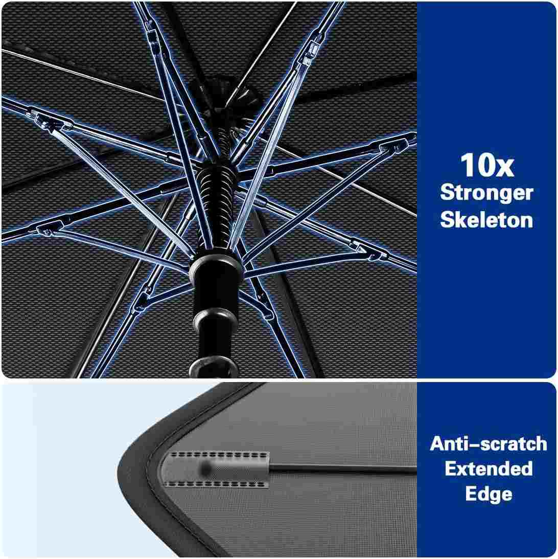 99% UV Blocking Car Windshield Sun Shade Umbrella